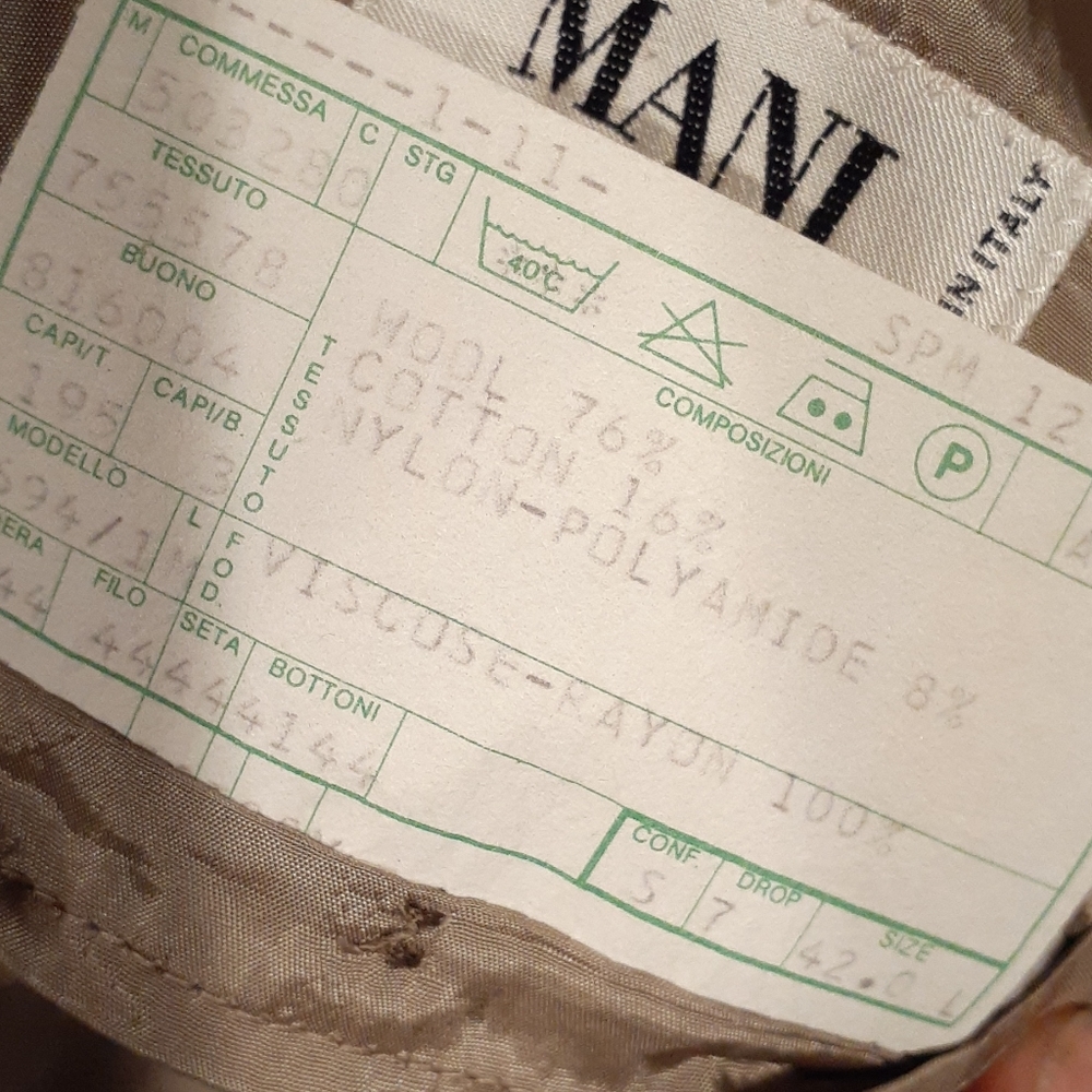Superb Men Sport Coat Sold by Neiman Marcus 42L - Picture 11 of 12